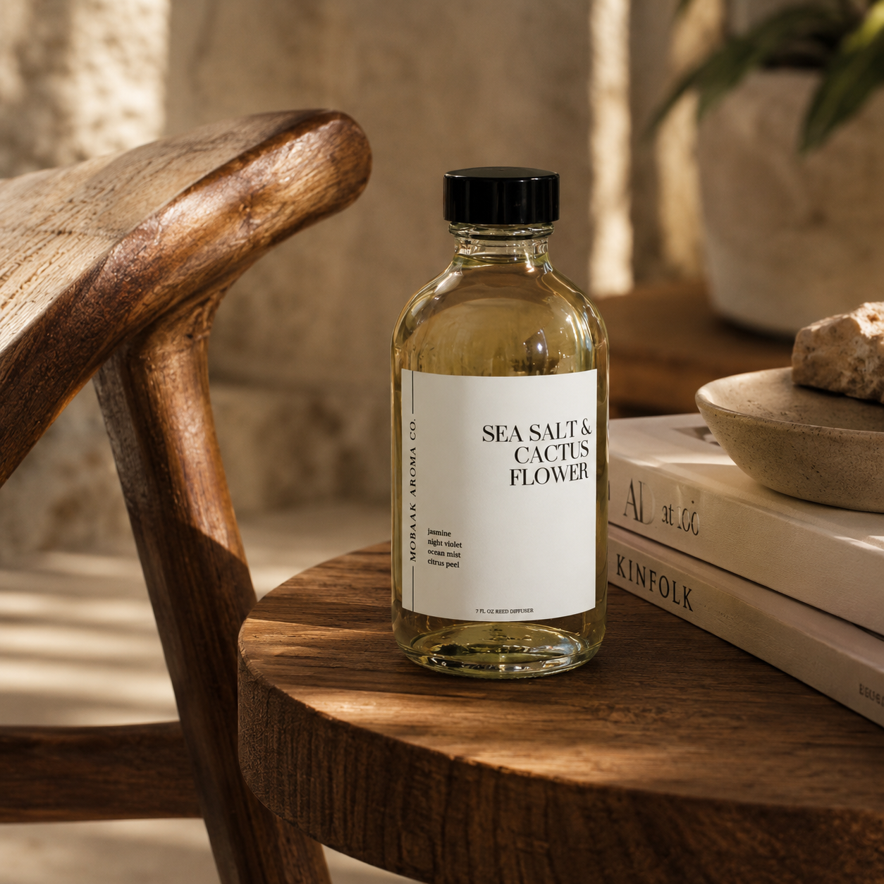 Sea Salt + Cactus Flower Reed Diffuser