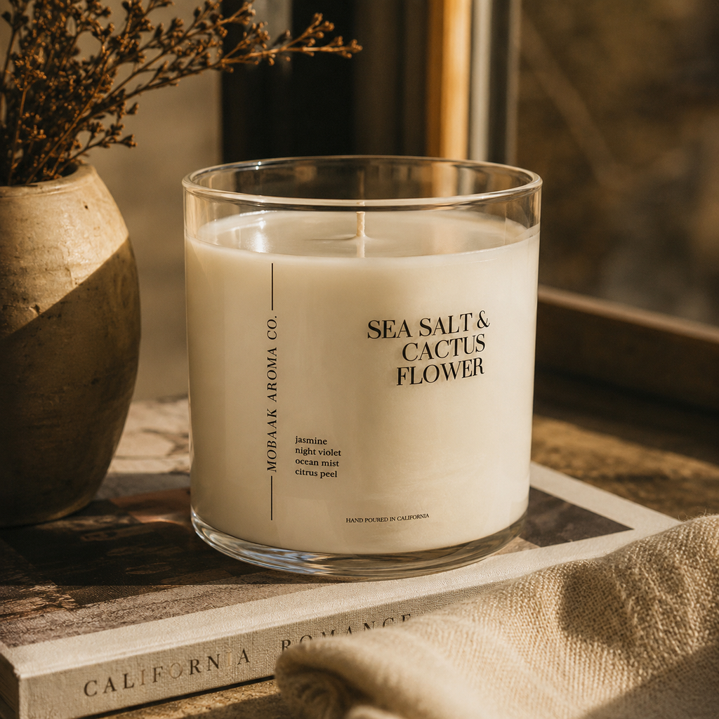 Sea Salt & Cactus Flower Candle