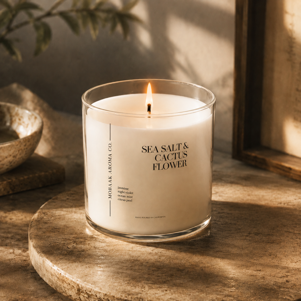 Sea Salt & Cactus Flower Candle