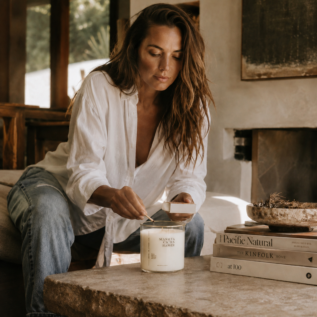 Sea Salt & Cactus Flower Candle