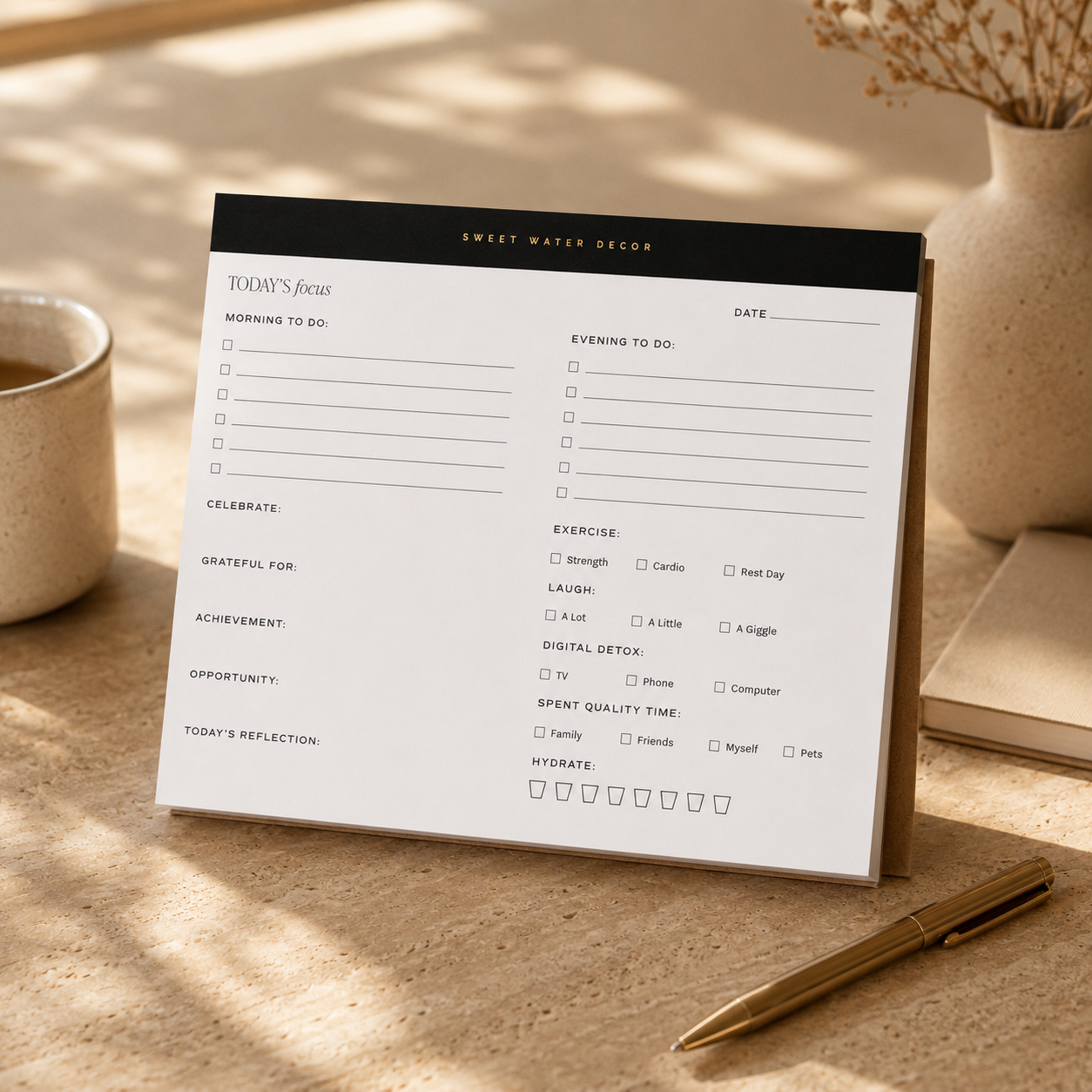 Self Care Notepad