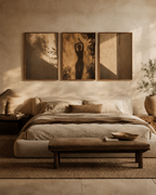 SHADOW DANCE | Framed Canvas Triptych