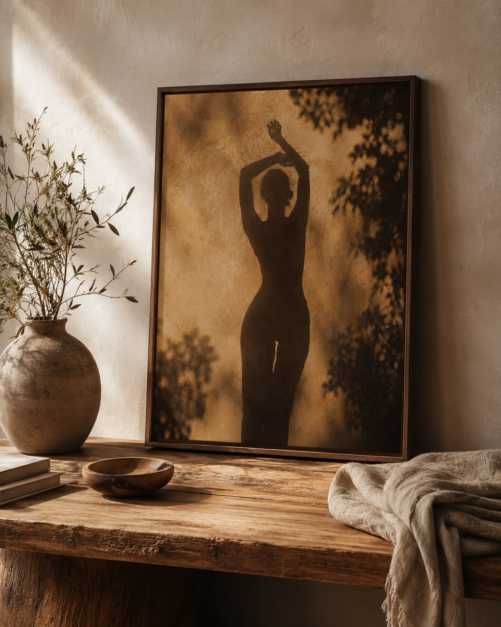 Shadow Dance No. 1 | Framed Canvas Art