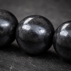 Shungite Round Bead  Bracelet - Longevity Prescription