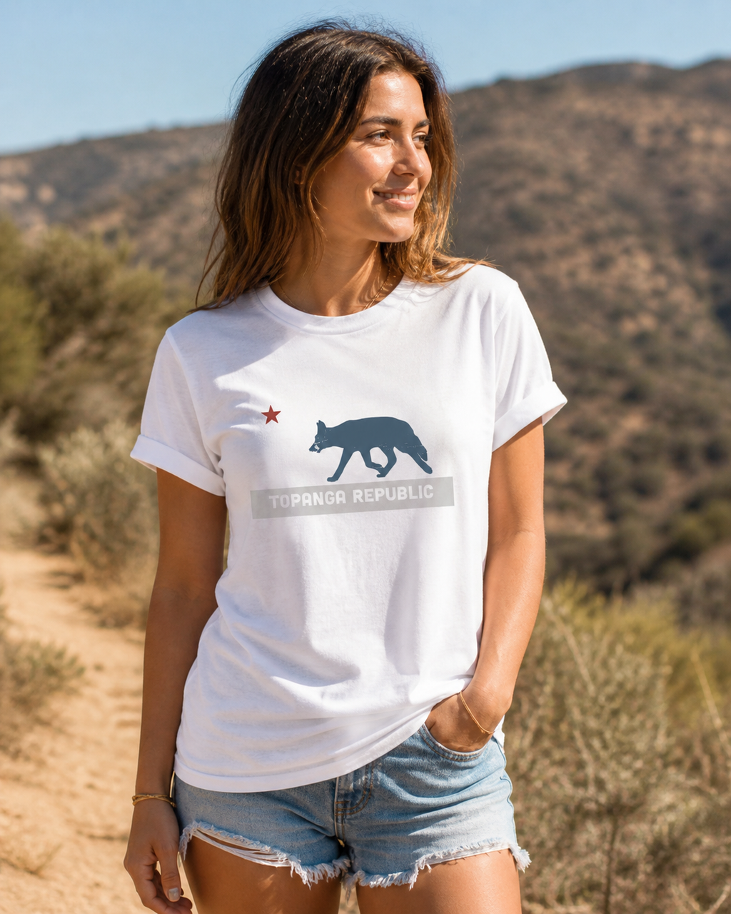Topanga Republic Signature Logo Tee