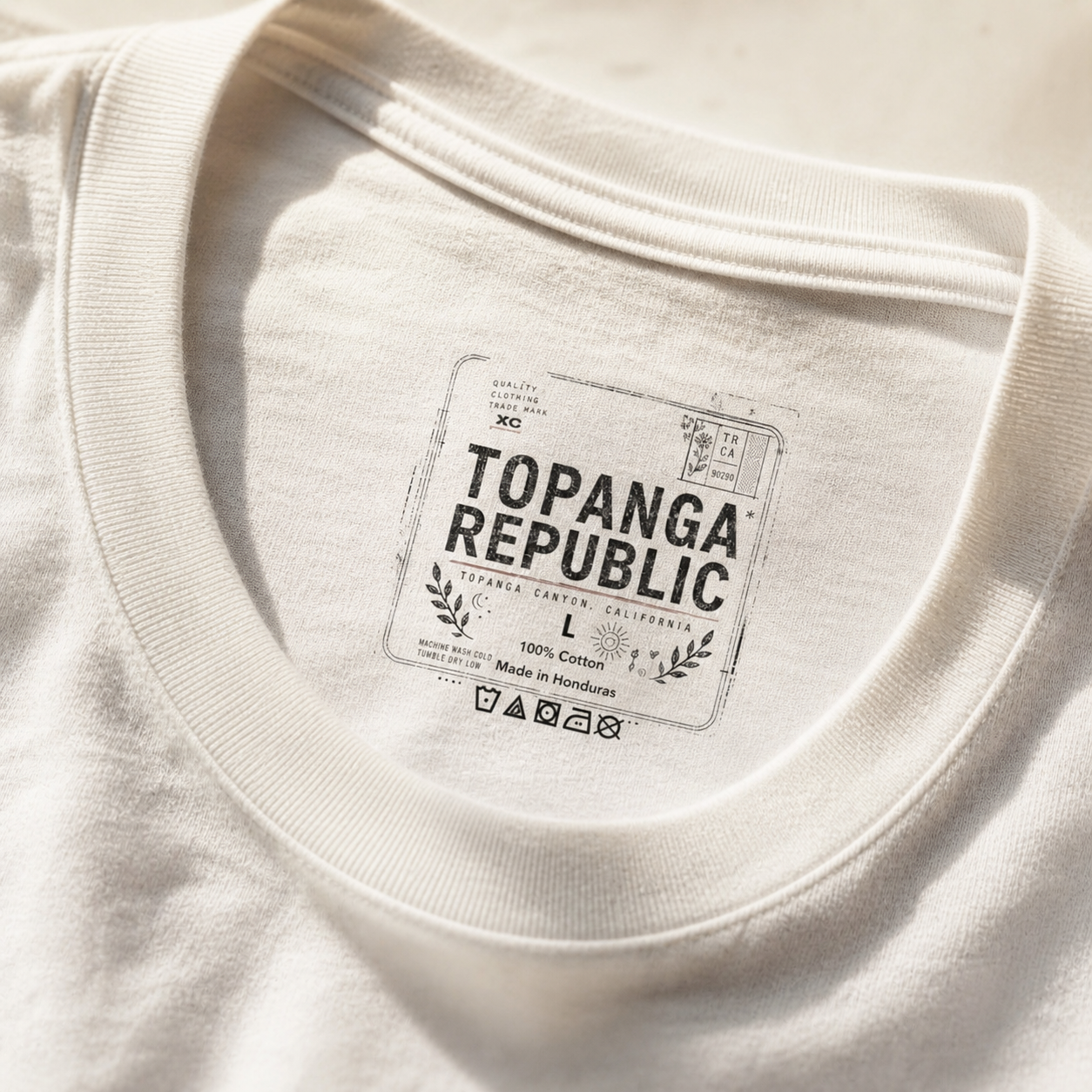 Topanga Republic Signature Logo Tee