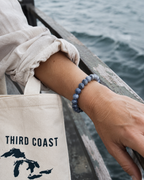 Sodalite Round Bead Bracelet - Eliminates Confusion