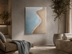 Acrylic Print - Serene Coastal Beach Wall Art (French Cleat Hanging)