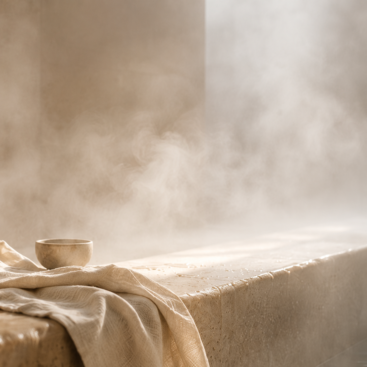 STEAM ROOM | 4-Piece Acrylic Spa Wall Art Set