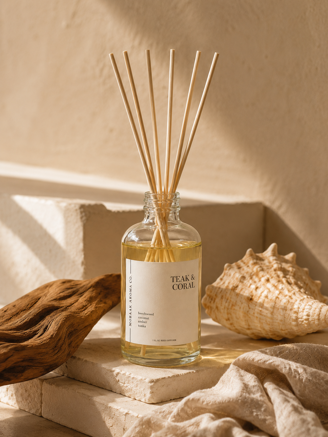 Teak + Coral Reed Diffuser