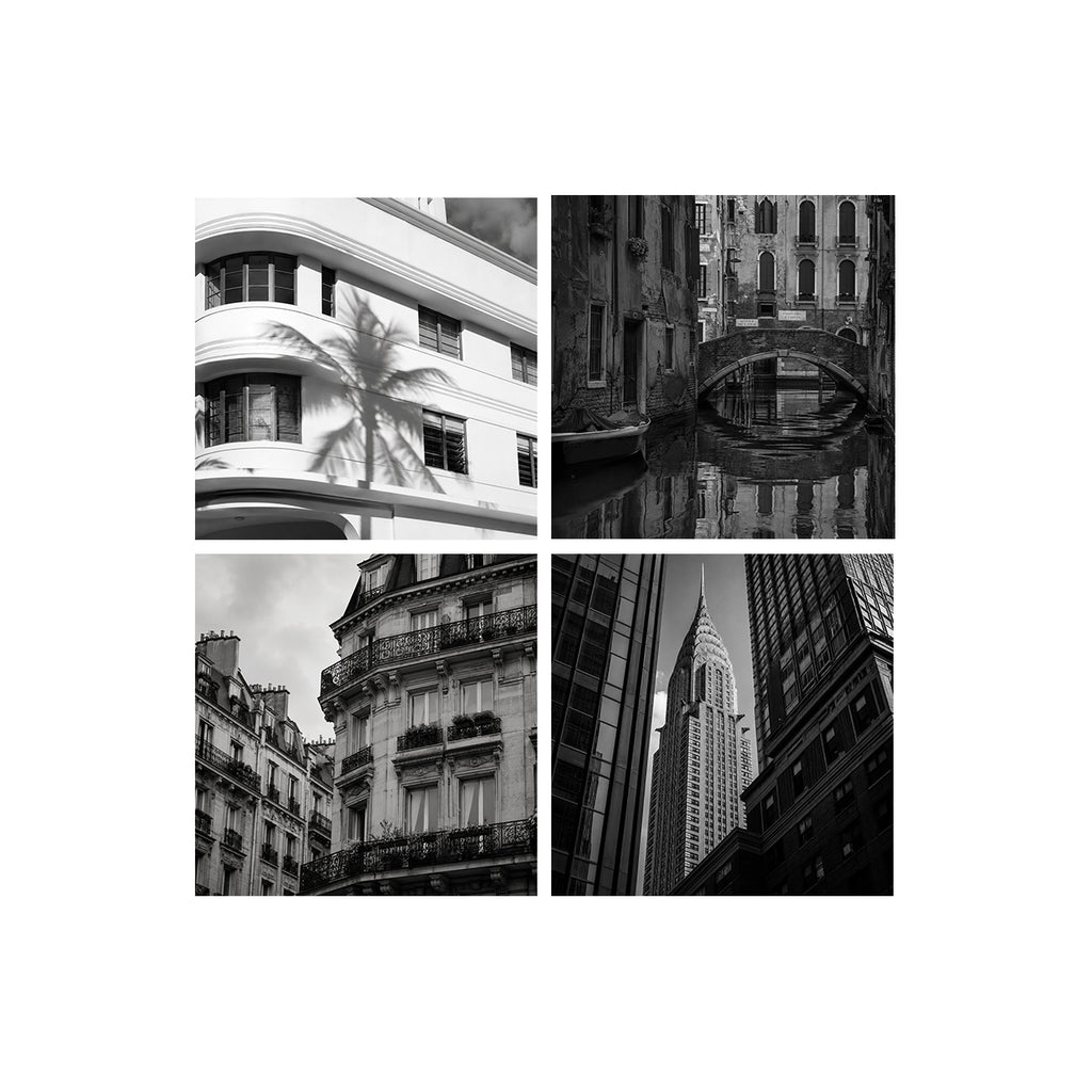 URBAN NOIR | Black & White City Element Pack