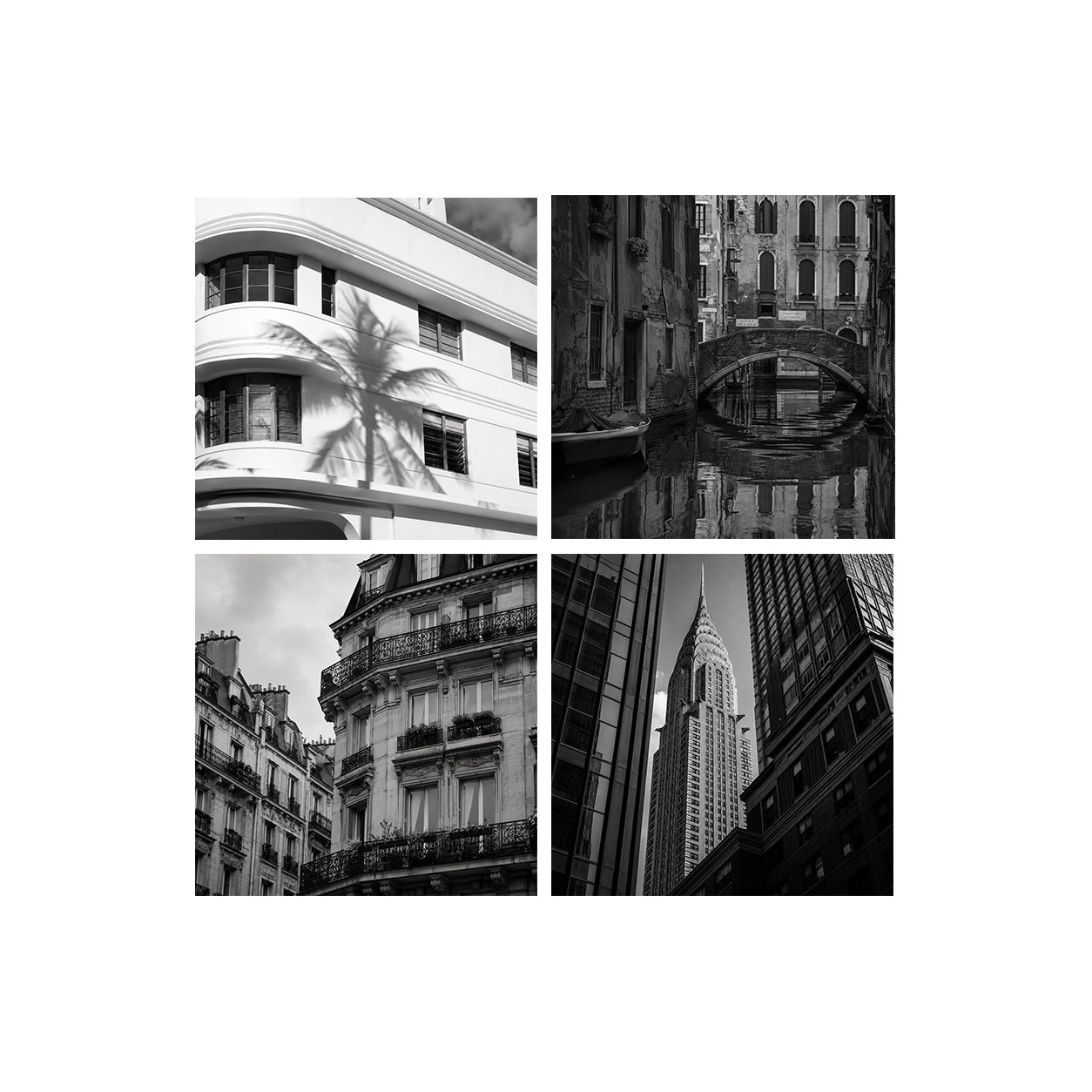 URBAN NOIR | Black & White City Element Pack