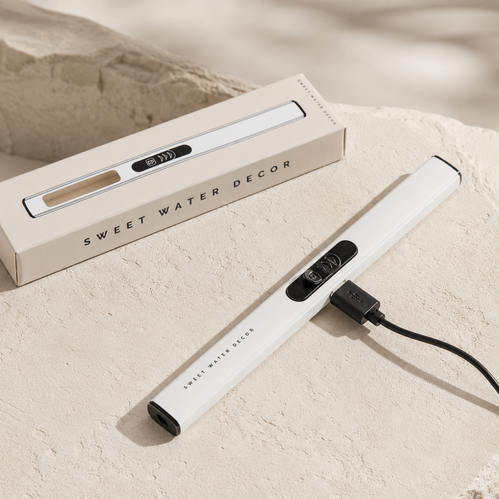 White Electric Lighter