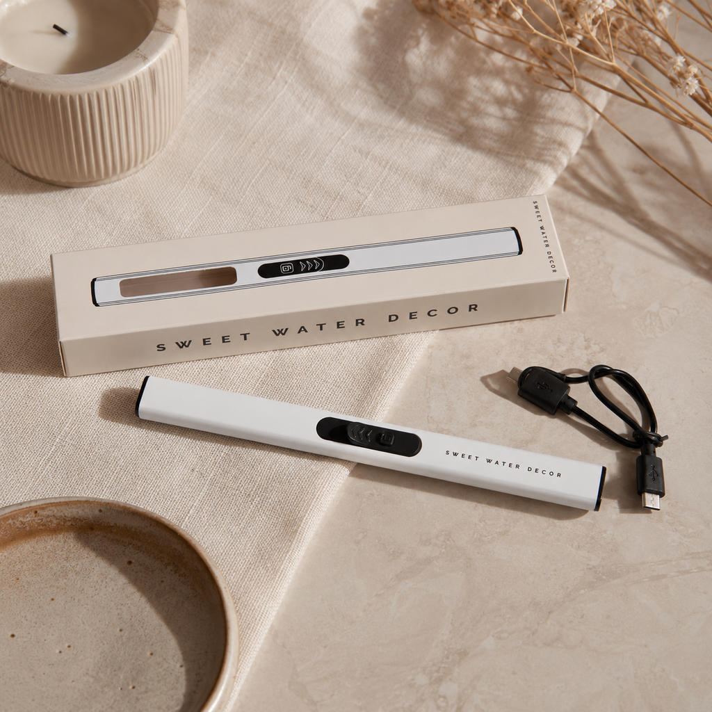 White Electric Lighter