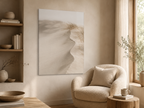 Acrylic Print - Neutral Beach Sand Dune Wall Art (French Cleat Hanging)