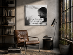 Moody Acrylic Wall Art, Black and White Quote Print, Drunk on Souls Photograph